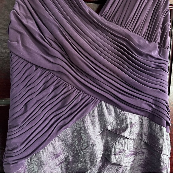 Adrianna Papell Women’s Cocktail Dress in Plum size 14 - Picture 6 of 14